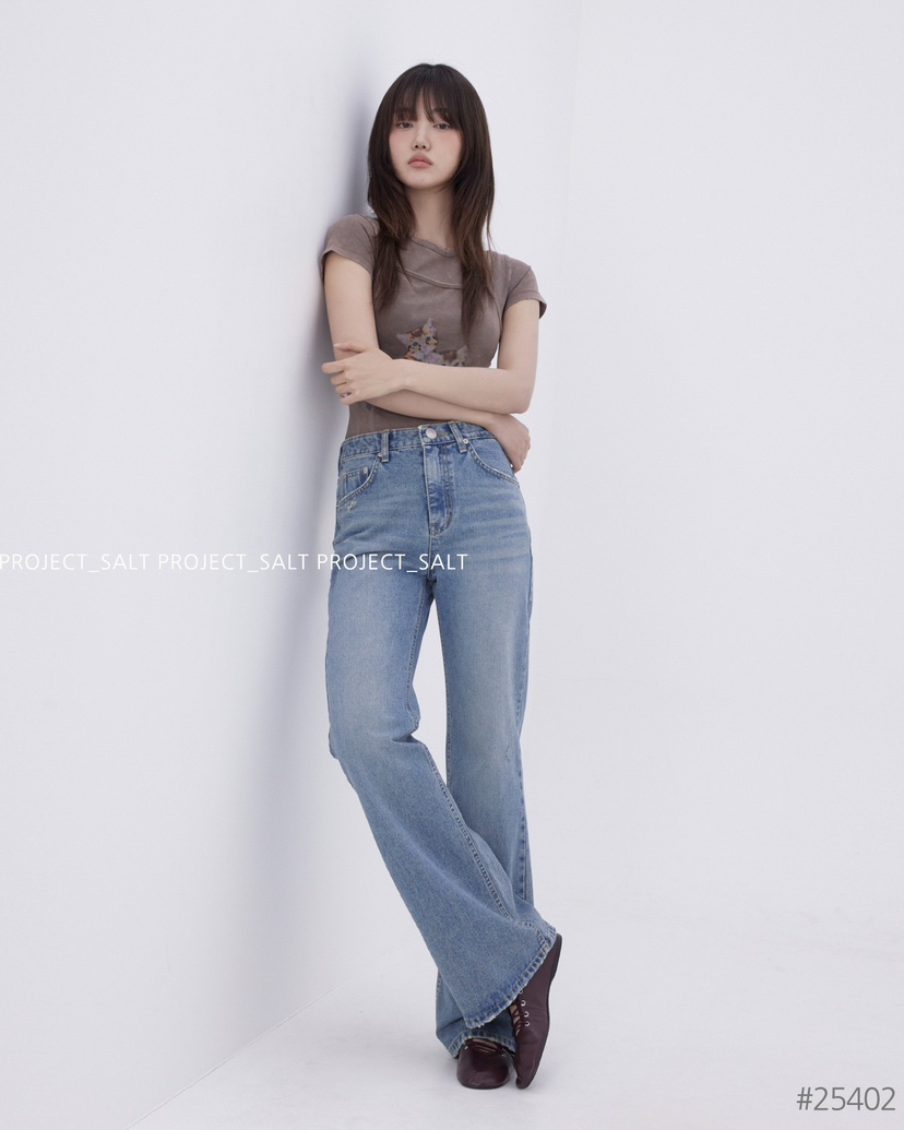 PROJECT SALT韓國直郵㊣東大門實拍女裝新款熱賣牛仔褲PROJECTSALT牛仔褲