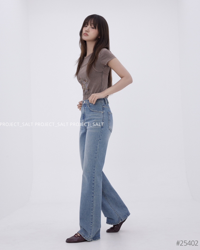 PROJECT SALT韓國直郵㊣東大門實拍女裝新款熱賣牛仔褲PROJECTSALT牛仔褲