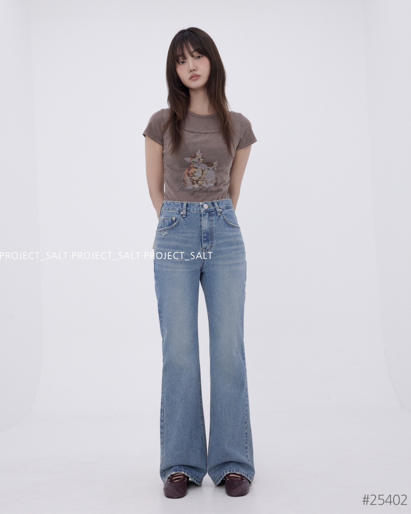 PROJECT SALT韓國直郵㊣東大門實拍女裝新款熱賣牛仔褲PROJECTSALT牛仔褲