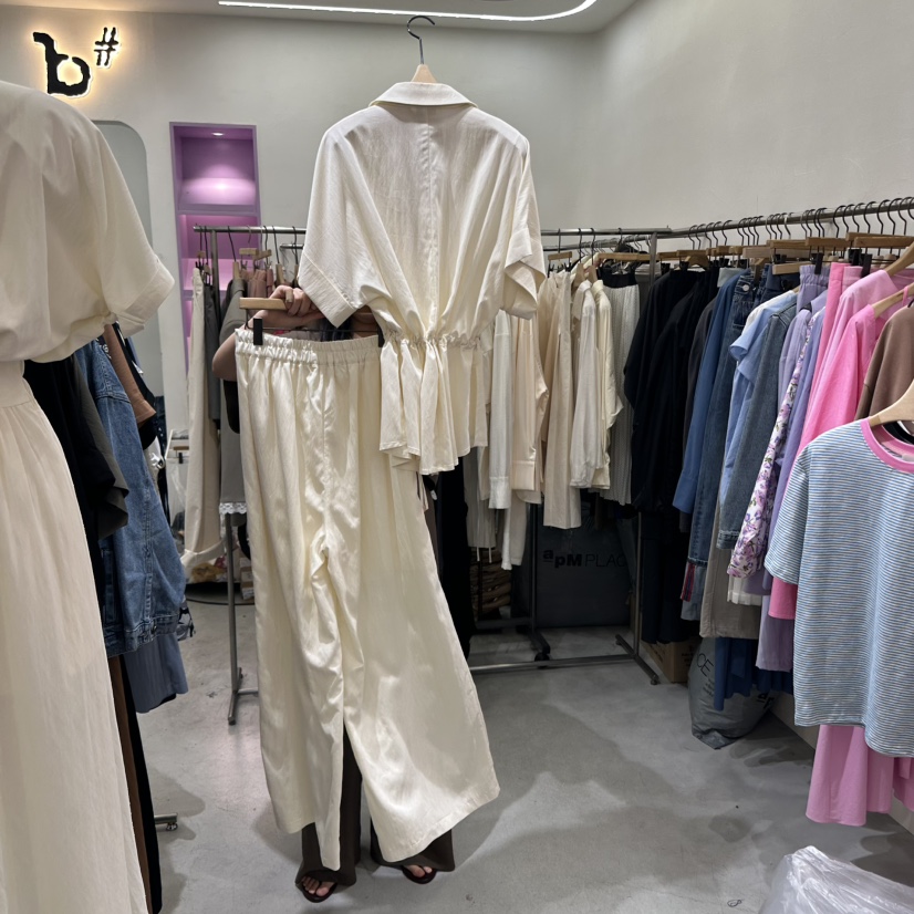 BISHOP東大門實拍女士新款時尚休閑25春夏職業推薦人氣套裝b#/BISHOP套裝