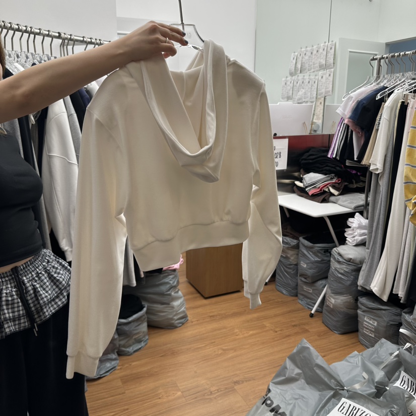 GABIZON韓國直郵女裝新品人氣25春夏推薦休閑衛衣毛圈布連帽衫GABIZON衛衣