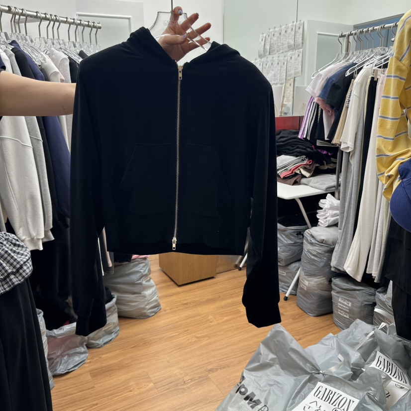 GABIZON韓國直郵女裝新品人氣25春夏推薦休閑衛衣毛圈布連帽衫GABIZON衛衣圖色3