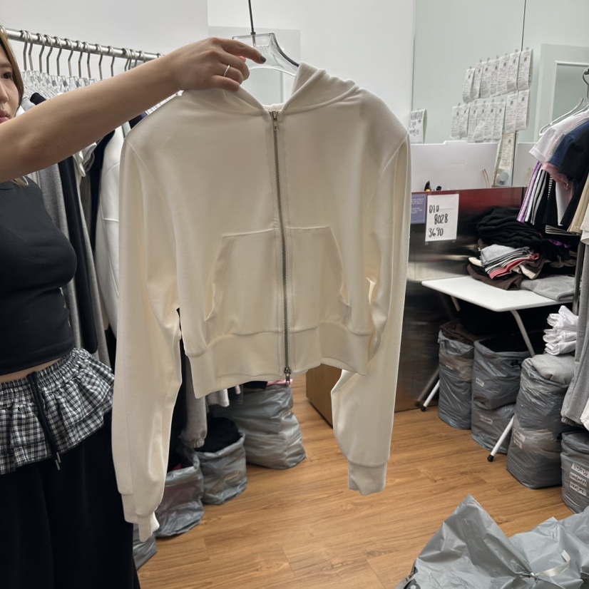 GABIZON韓國直郵女裝新品人氣25春夏推薦休閑衛衣毛圈布連帽衫GABIZON衛衣圖色4