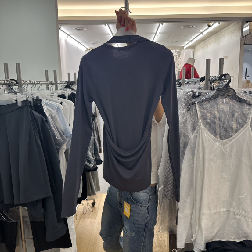 MAINT東大門實拍女裝新品休閑人氣職業時尚真品熱賣長袖T恤MAINT長袖T恤