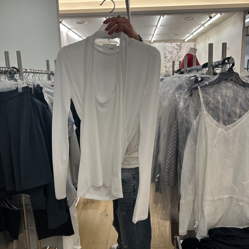 MAINT東大門實拍女裝新品休閑人氣職業時尚真品熱賣長袖T恤MAINT長袖T恤