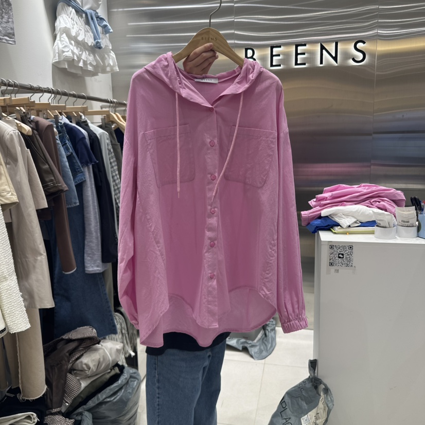 BEENS東大門代購女士新品休閑時尚推薦職業熱賣真品襯衫蕾絲衫BEENS襯衫/蕾絲衫圖色3