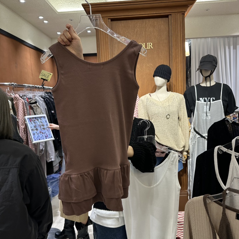 AMOUR東大門直郵女裝新款人氣推薦25春夏熱賣休閑時尚吊帶背心AMOUR吊帶/背心