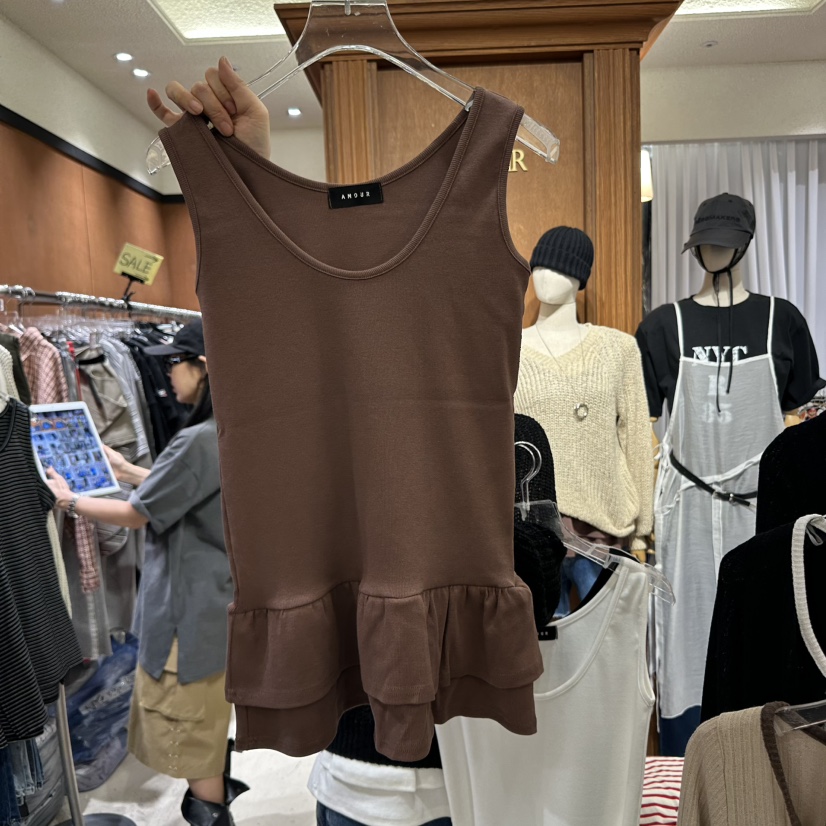 AMOUR東大門直郵女裝新款人氣推薦25春夏熱賣休閑時尚吊帶背心AMOUR吊帶/背心