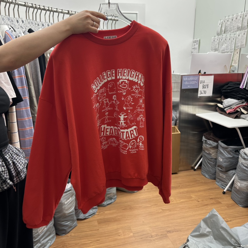 GABIZON韓國代購女士新款真品熱賣25春夏時尚人氣休閑職業衛衣GABIZON衛衣圖色2