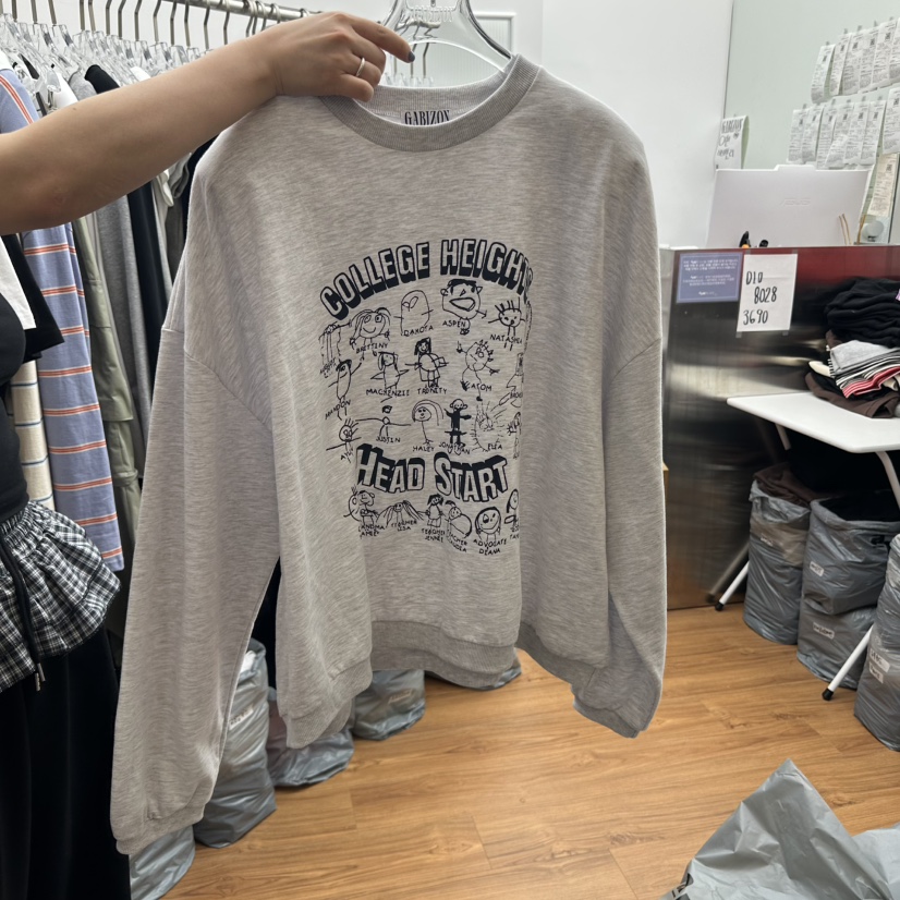 GABIZON韓國代購女士新款真品熱賣25春夏時尚人氣休閑職業衛衣GABIZON衛衣圖色3