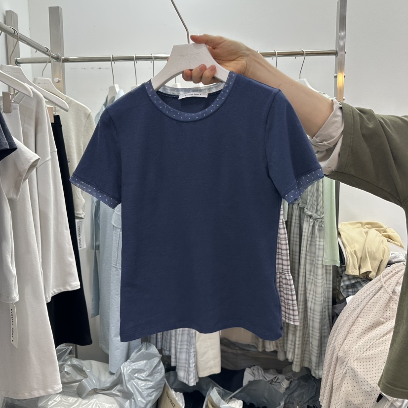 VISUAL SPACE東大門實拍女士新品推薦時尚職業休閑真品T恤VISUAL SPACET恤圖色2