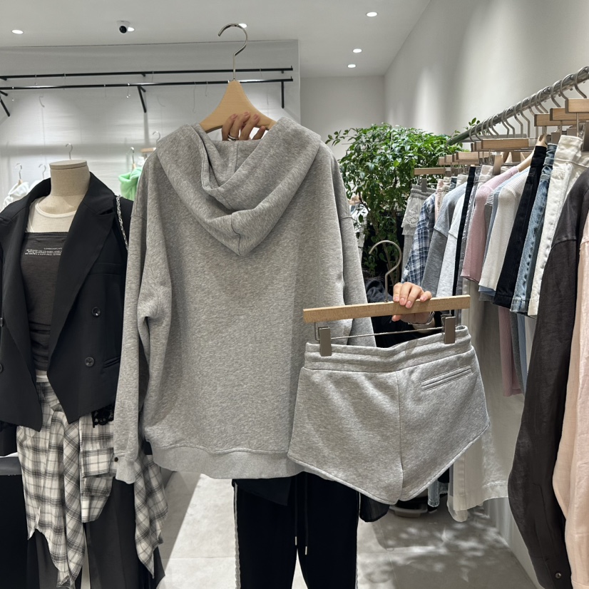AYCE東大門實拍女士新款職業25春夏套裝兩件套拉鏈套裝連帽101SHOWROOM/AYCE套裝