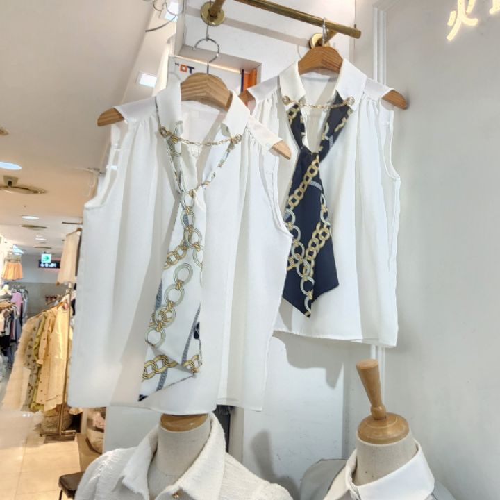 火Ⅱ-화투-T直郵韓國代購㊣女裝新品休閑推薦熱賣襯衫蕾絲衫火Ⅱ襯衫/蕾絲衫