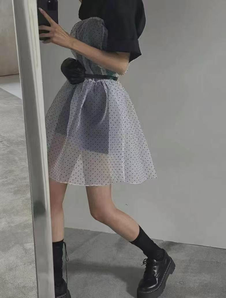 CRONG韓國直郵㊣女裝新款時尚推薦25春夏熱賣休閑半身裙中短裙CRONG半身裙/中短裙
