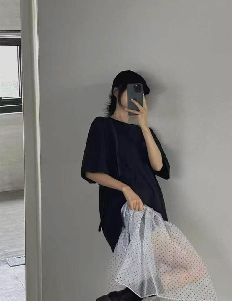 CRONG韓國直郵㊣女裝新款時尚推薦25春夏熱賣休閑半身裙中短裙CRONG半身裙/中短裙