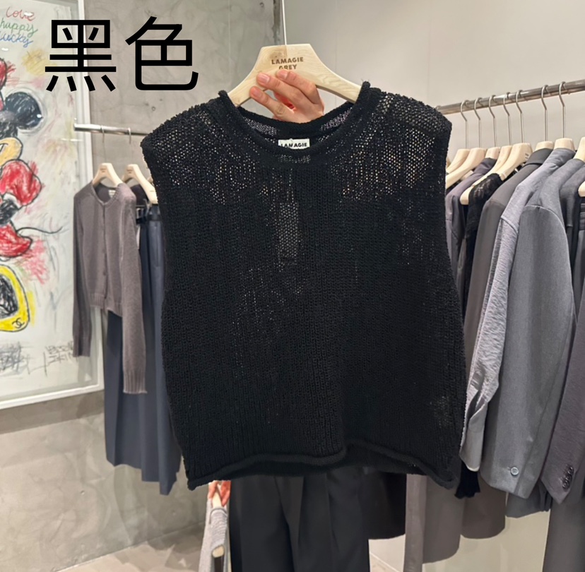 LAMAGIEPIE韓國直郵㊣東大門實拍女裝新品時尚休閑吊帶背心LAMAGIE GREY吊帶/背心圖色3