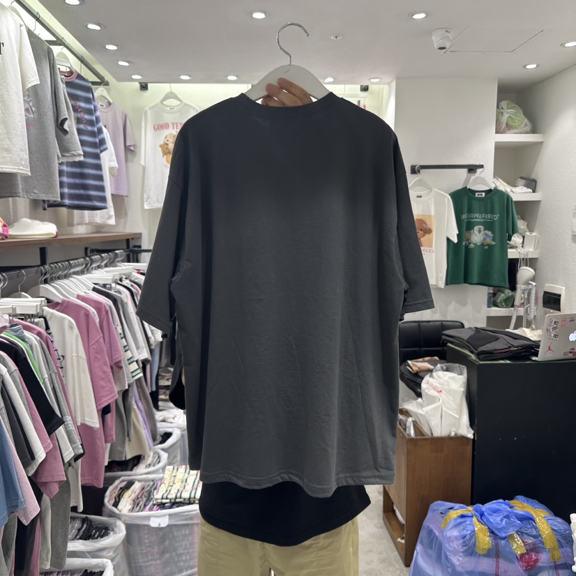 EVE韓國直郵㊣東大門實拍女裝新品熱賣休閑25春夏時尚推薦T恤EVET恤