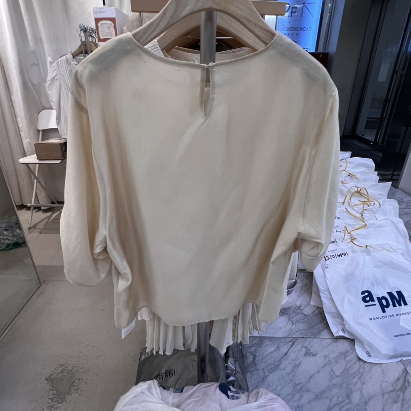 AFTERGLOW韓國直郵女士新款人氣真品推薦時尚休閑襯衫蕾絲衫AFTERGLOW襯衫/蕾絲衫