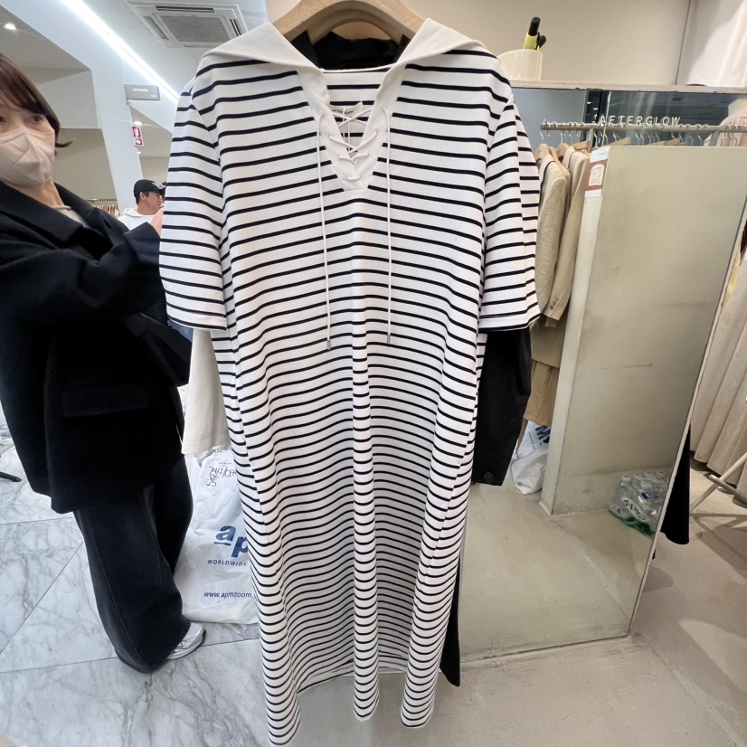 AFTERGLOW東大門直郵女士新款真品職業25春夏時尚人氣連衣裙AFTERGLOW連衣裙