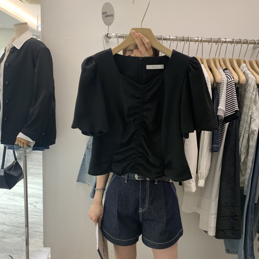 PHILO韓國直郵女士新品人氣推薦25春夏熱賣真品時尚襯衫蕾絲衫PHILO襯衫/蕾絲衫圖色3