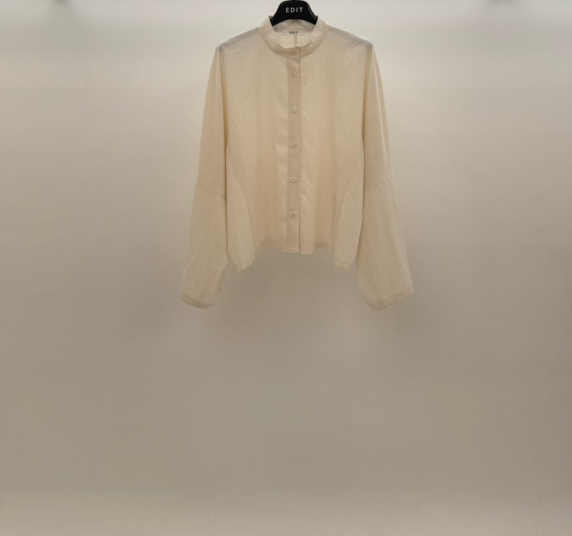 空東大門代購女裝新品休閑真品職業25春夏時尚熱賣襯衫蕾絲衫EDIT襯衫/蕾絲衫圖色1