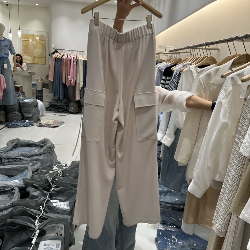 BLUEI-D東大門代購女士新品休閑職業25春夏推薦人氣休閑褲Blue i-d休閑褲