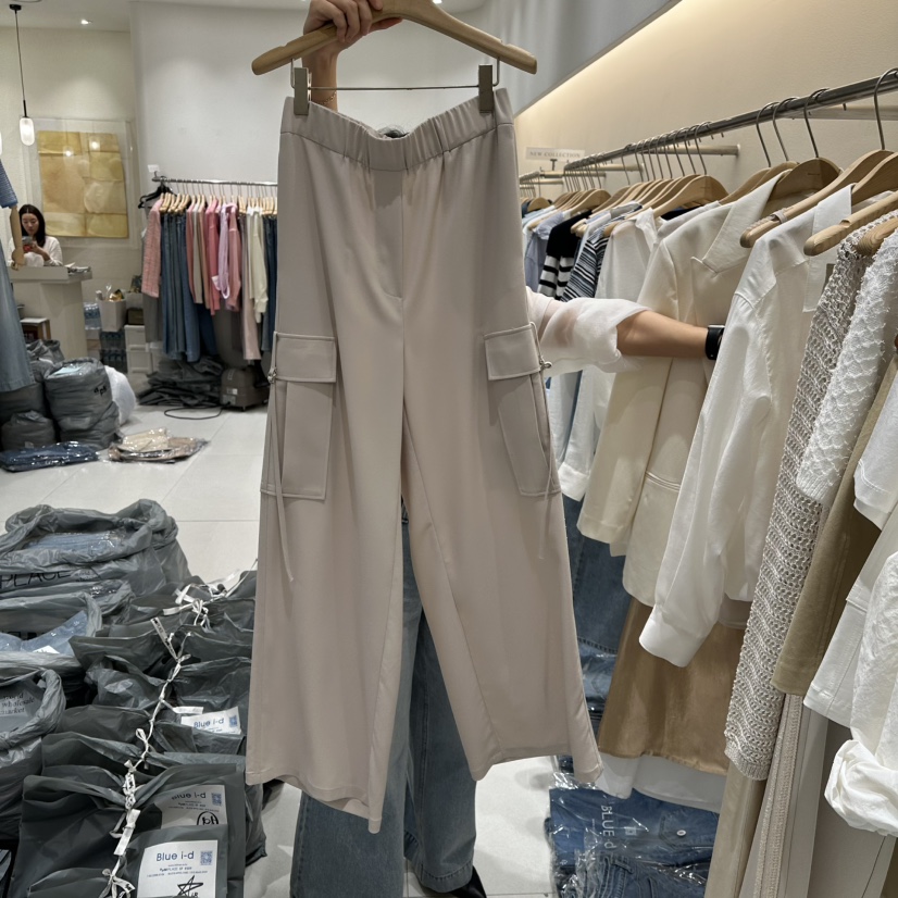 BLUEI-D東大門代購女士新品休閑職業25春夏推薦人氣休閑褲Blue i-d休閑褲圖色1