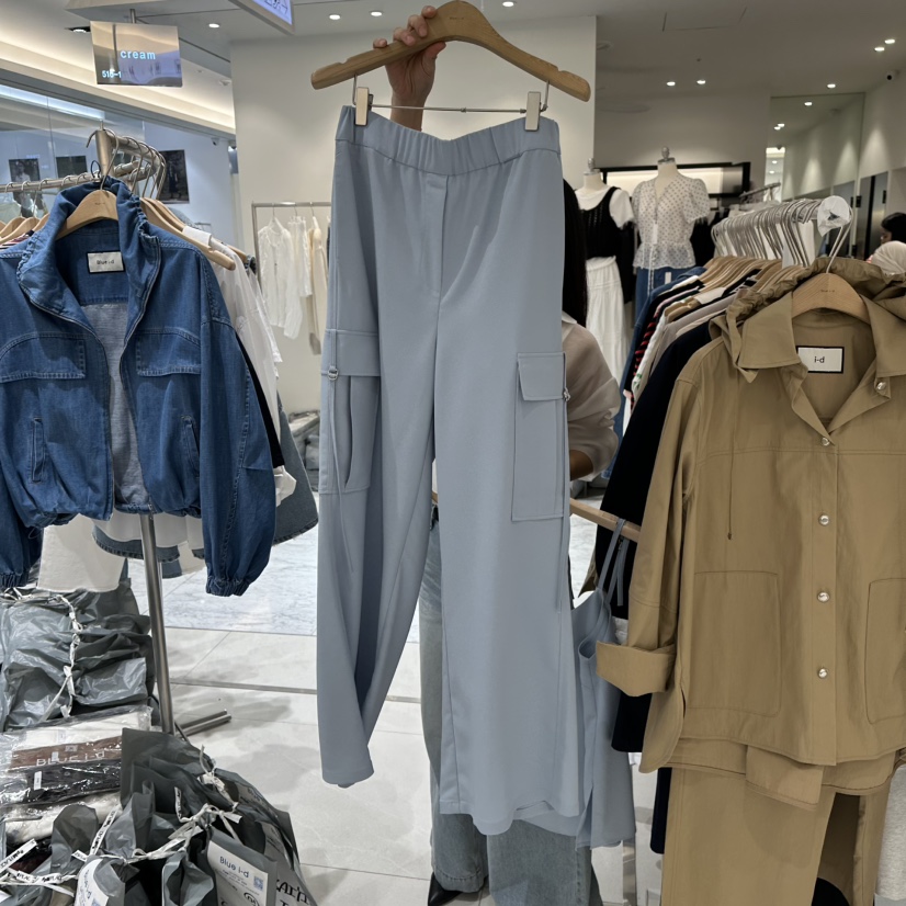 BLUEI-D東大門代購女士新品休閑職業25春夏推薦人氣休閑褲Blue i-d休閑褲圖色3