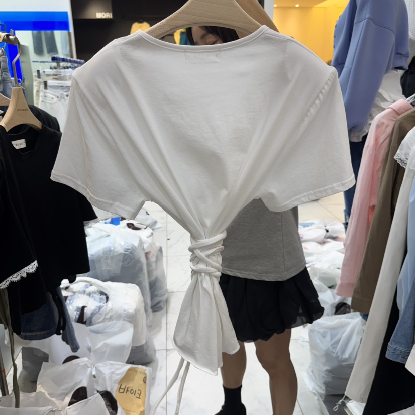 ULTRAORANGE韓國直郵㊣女裝新款人氣推薦熱賣25春夏休閑T恤GILT/ULTRAORANGET恤