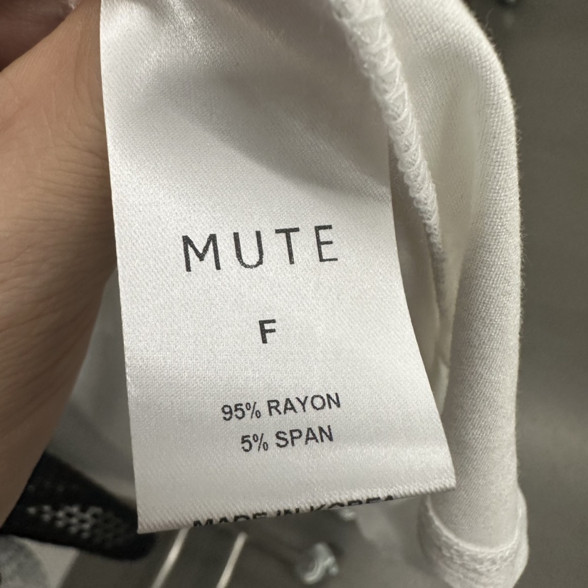 MUTE-P韓國直郵㊣女裝新品推薦25春夏休閑熱賣時尚人氣T恤MUTET恤