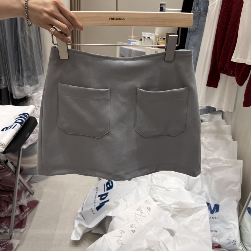 FRE韓國㊣直郵東大門代購女裝新品25春夏時尚熱賣人氣推薦裙褲FRE裙褲圖色3