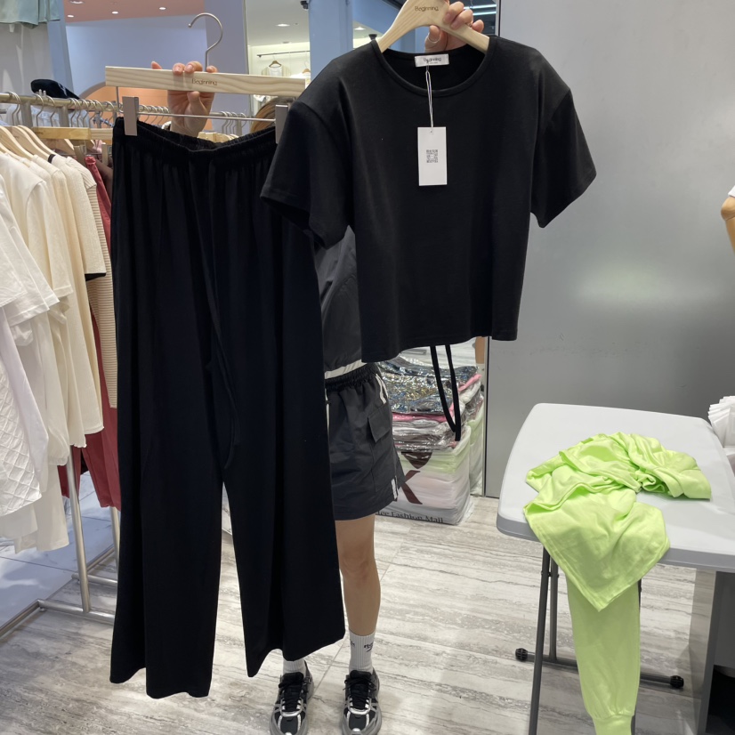 BEGINNING直郵韓國代購㊣女裝新款推薦休閑人氣25春夏熱賣套裝BEGINNING套裝圖色2