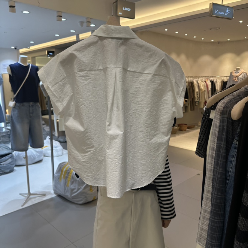 RENDER韓國㊣直郵東大門代購女裝新款人氣時尚襯衫蕾絲衫透明RENDER襯衫/蕾絲衫