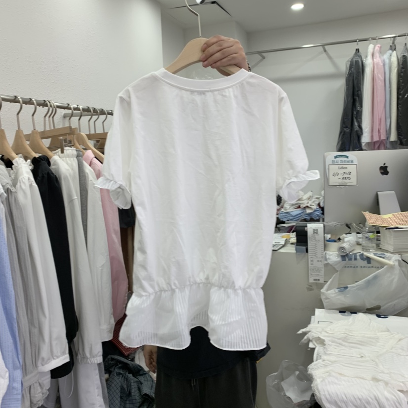 LELEN韓國㊣直郵東大門代購女裝新款熱賣休閑推薦時尚人氣T恤LELENT恤