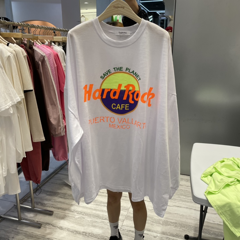 BEGINNING韓國㊣直郵東大門代購女裝新品25春夏人氣長袖T恤BEGINNING長袖T恤圖色1