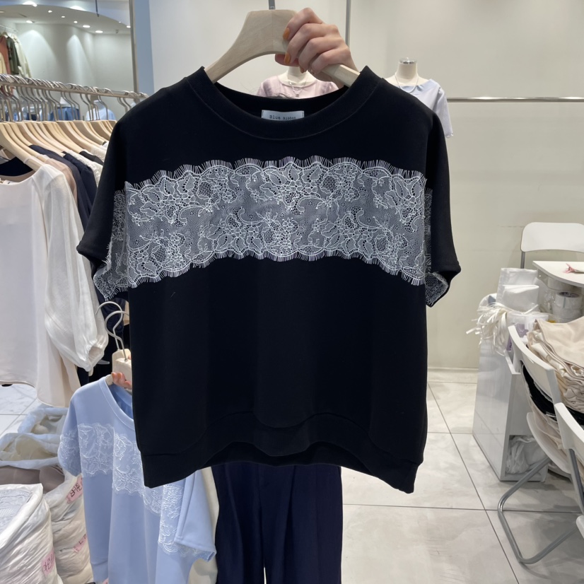 BLUE RIBBON韓國直郵㊣女裝新款休閑時尚推薦25春夏熱賣T恤BLUE RIBBONT恤圖色3
