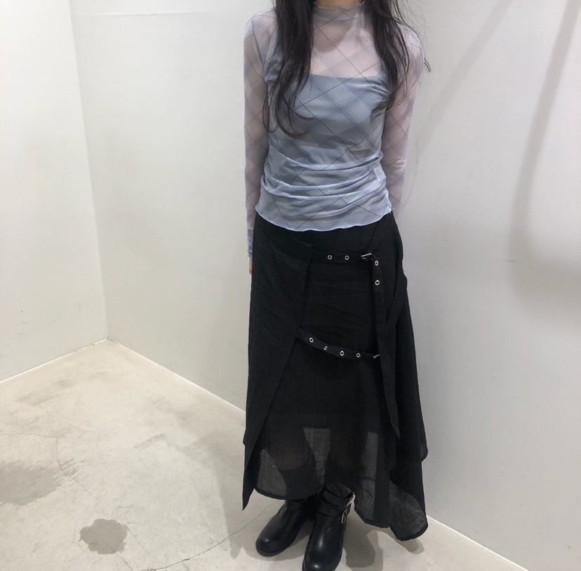 MELTED-P韓國直郵女裝新品人氣推薦25春夏休閑半身裙中短裙MELTED-P半身裙/中短裙