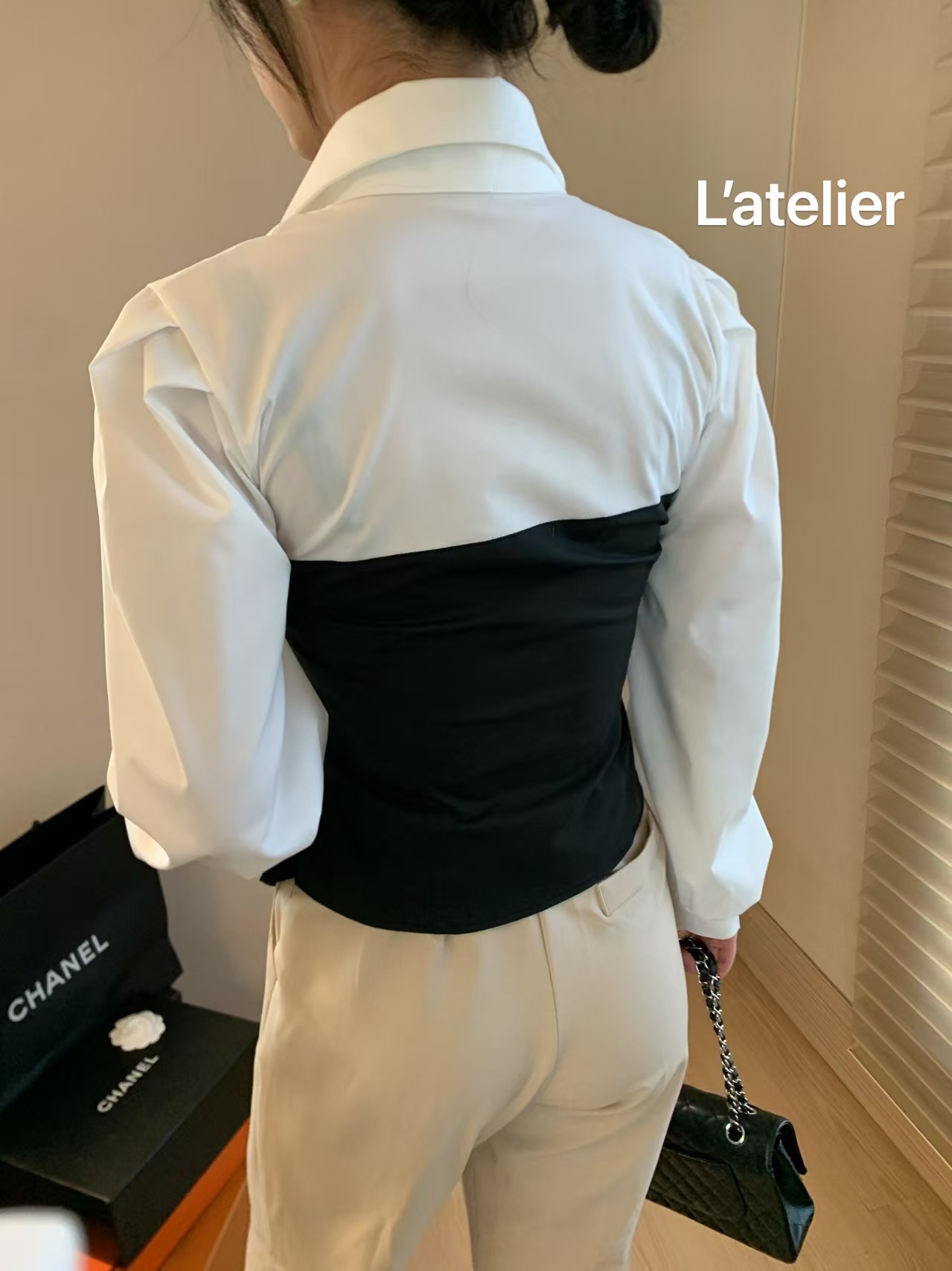 LATE LIER韓國代購女裝新品推薦時尚休閑熱賣人氣襯衫蕾絲衫LATE LIER襯衫/蕾絲衫
