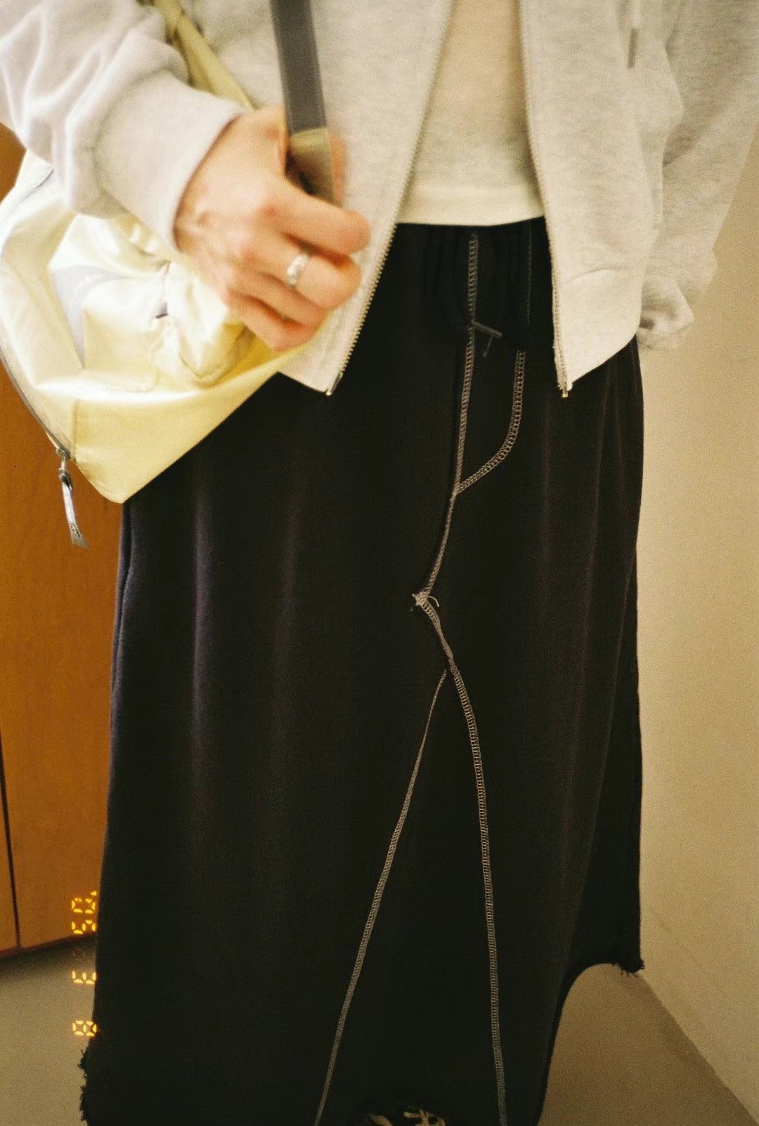 PARAISO韓國代購女士新品25春夏人氣時尚推薦熱賣職業真品長裙PARAISO長裙