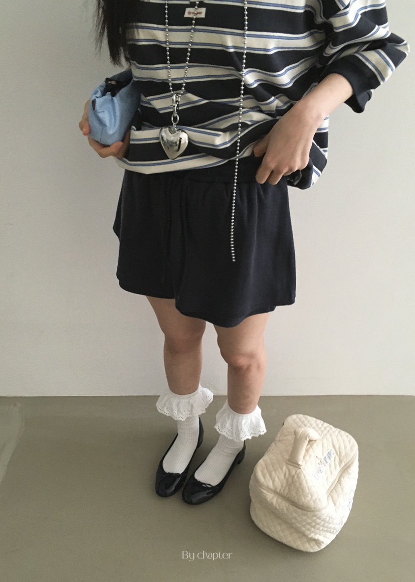BY CHAPTER東大門代購女士新款25春夏休閑真品人氣時尚裙褲Chapter裙褲