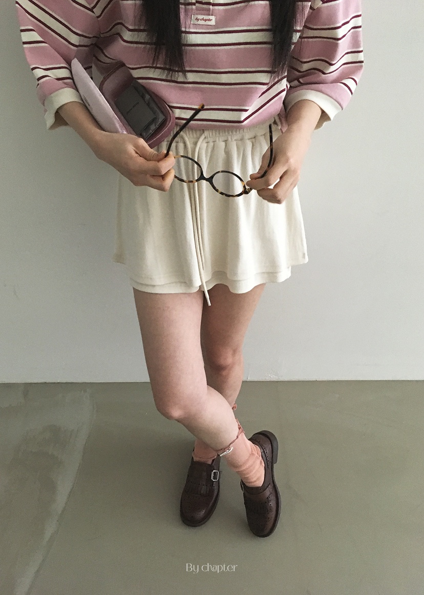 BY CHAPTER東大門代購女士新款25春夏休閑真品人氣時尚裙褲Chapter裙褲