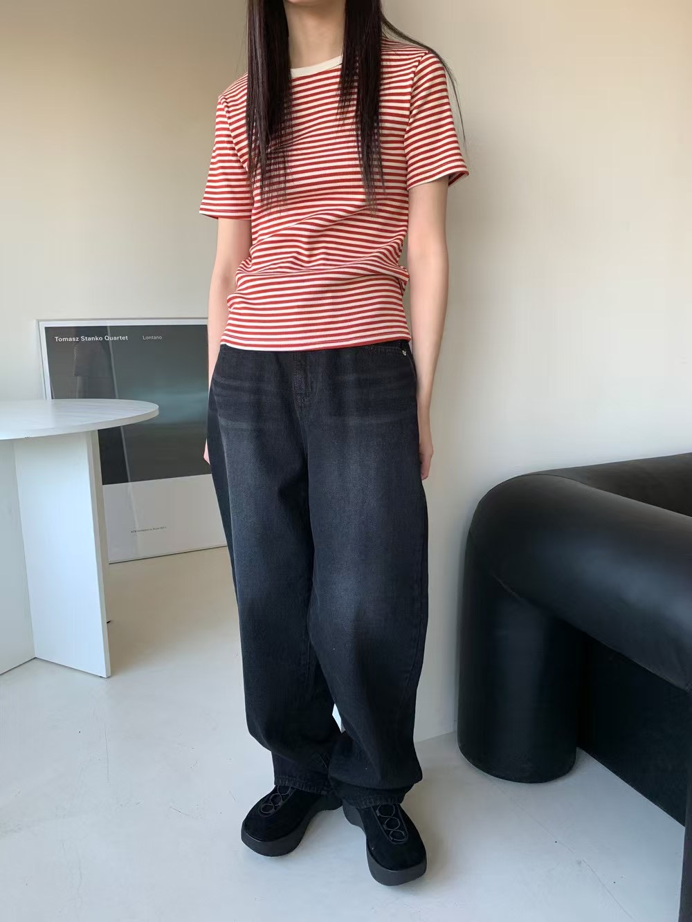 A WEEK東大門實拍女裝新品熱賣推薦時尚真品25春夏人氣T恤A WEEKT恤