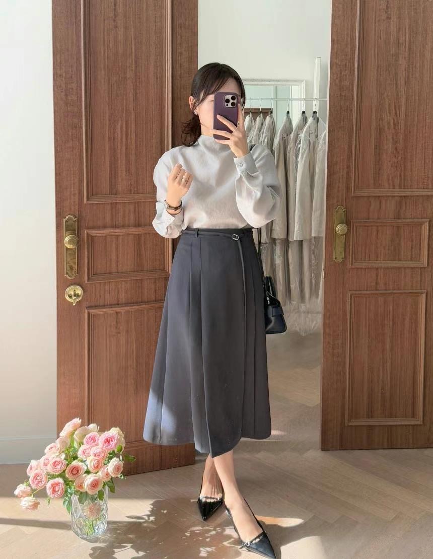 ELROI東大門代購女士新款推薦25春夏熱賣半身裙中短裙含腰繩ELROI-2件起半身裙/中短裙