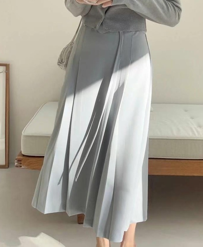 ELROI東大門代購女士新款推薦25春夏熱賣半身裙中短裙含腰繩ELROI-2件起半身裙/中短裙圖色2