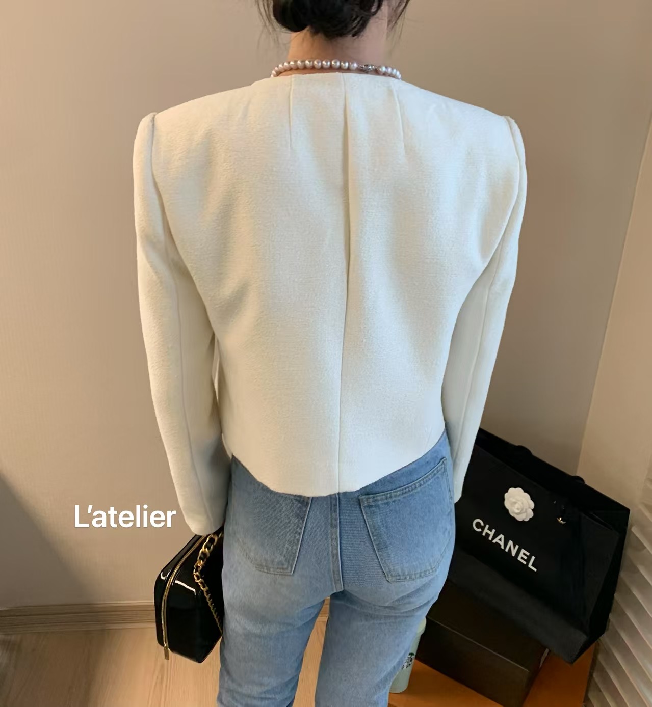 LATE LIER韓國代購女士新品推薦熱賣人氣休閑職業時尚夾克LATE LIER夾克