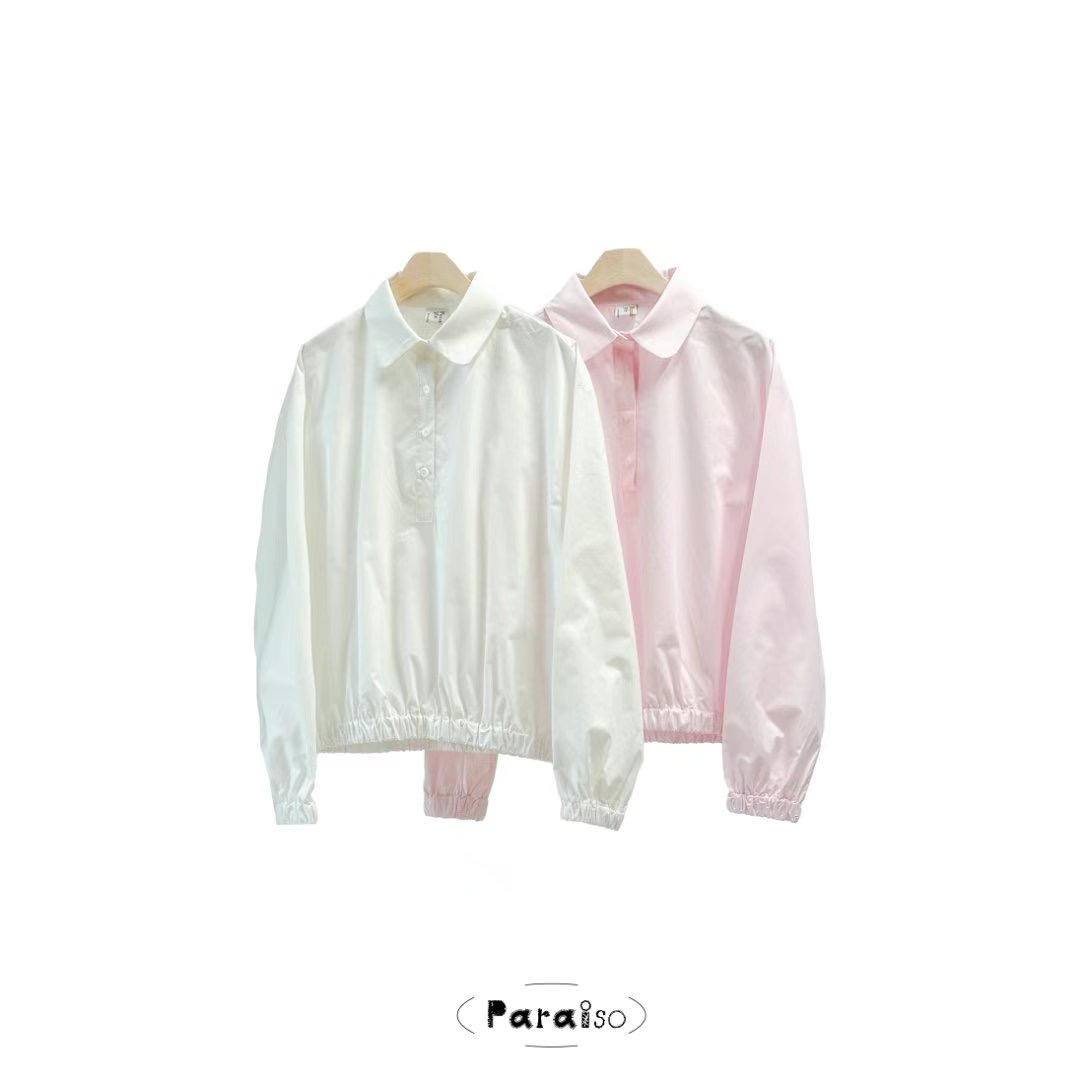 PARAISO東大門直郵女士新款25春夏職業休閑人氣真品襯衫蕾絲衫PARAISO襯衫/蕾絲衫