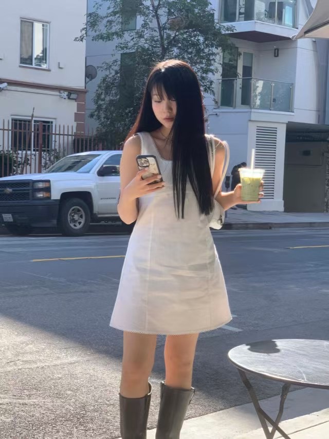 A WEEK韓國直郵女士新款時尚真品熱賣推薦休閑人氣25春夏連衣裙A WEEK連衣裙