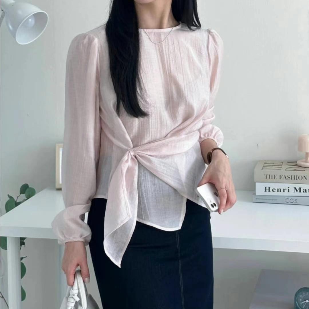 ELROI韓國直郵女裝新品時尚真品推薦人氣職業休閑襯衫蕾絲衫ELROI-2件起襯衫/蕾絲衫