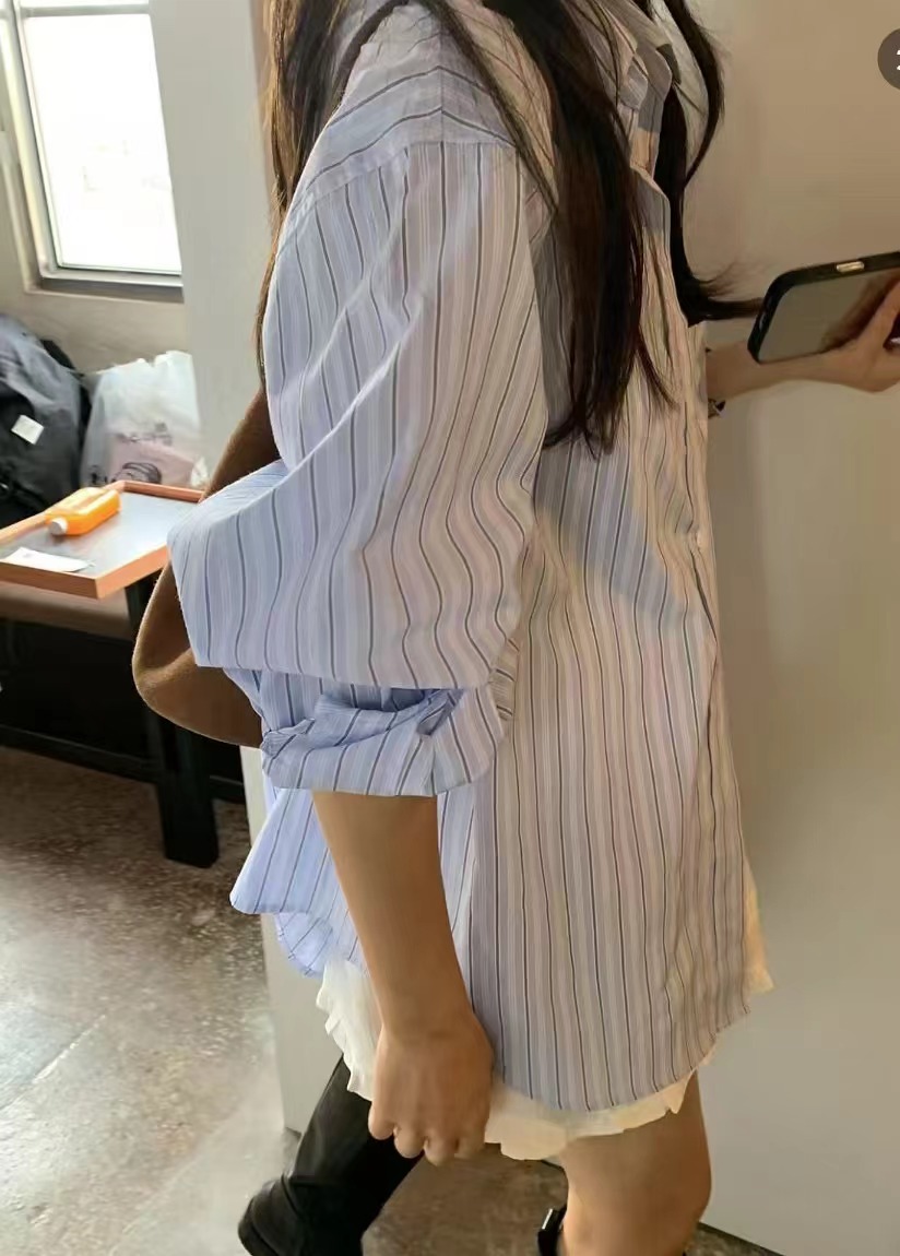 BENEFIT東大門實拍女裝新品真品時尚職業推薦休閑襯衫蕾絲衫BENEFIT襯衫/蕾絲衫