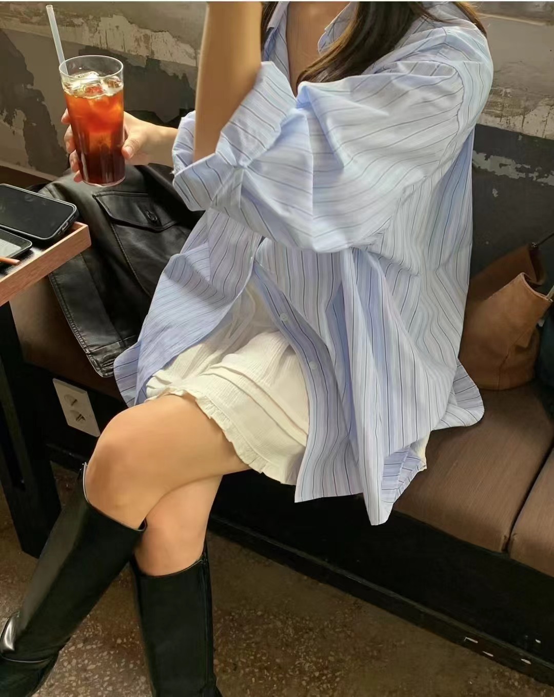 BENEFIT東大門實拍女裝新品真品時尚職業推薦休閑襯衫蕾絲衫BENEFIT襯衫/蕾絲衫